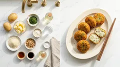 あおさ香るひと口コロッケ—衣2度付けでザクザク、ソースも醤油も合うレシピ