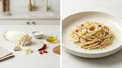 パスタなしで満足感:フライパンひとつの「えのきペペロンチーノ」