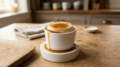 混ぜて冷やすだけ：豆乳×きなこの寒天プリン（卵・ゼラチンなし）